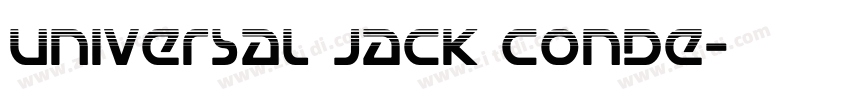Universal Jack Conde字体转换